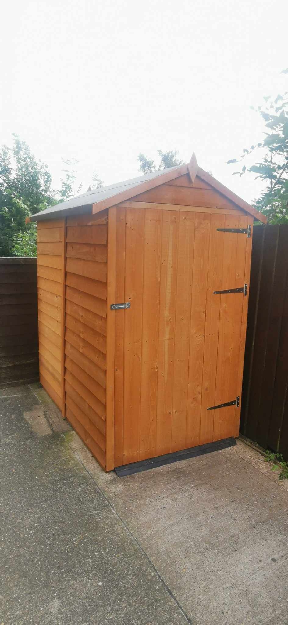 At long last a new scooter shed.