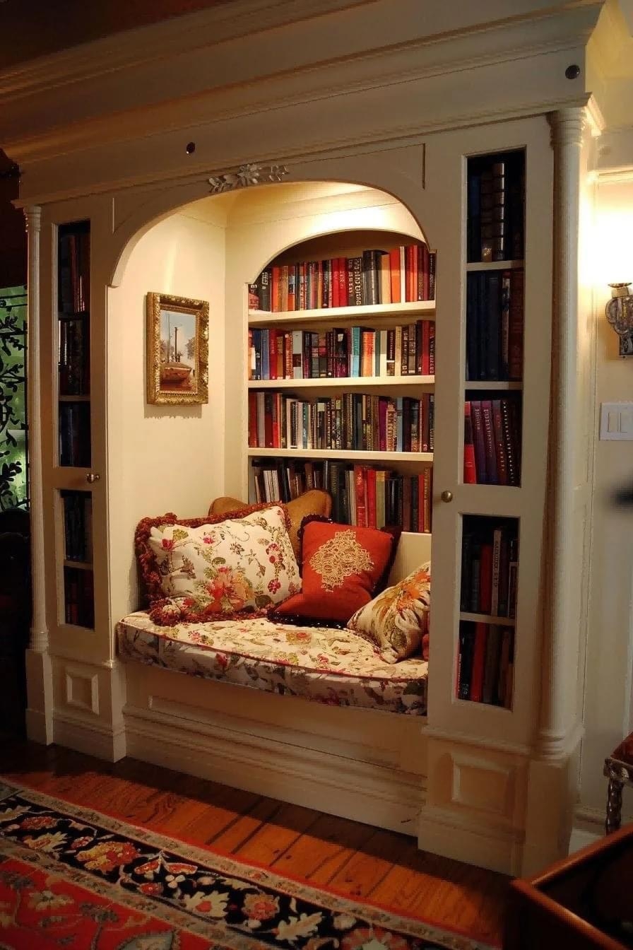 Nice and cozy place to read. One of my favorites things to do!