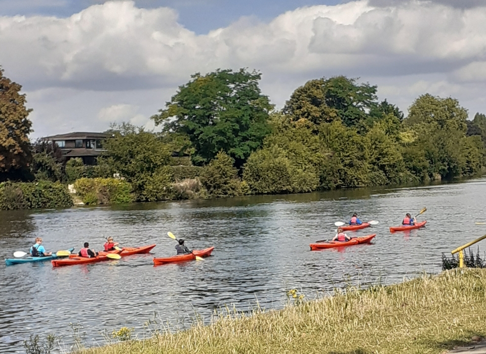Nice time down by river today