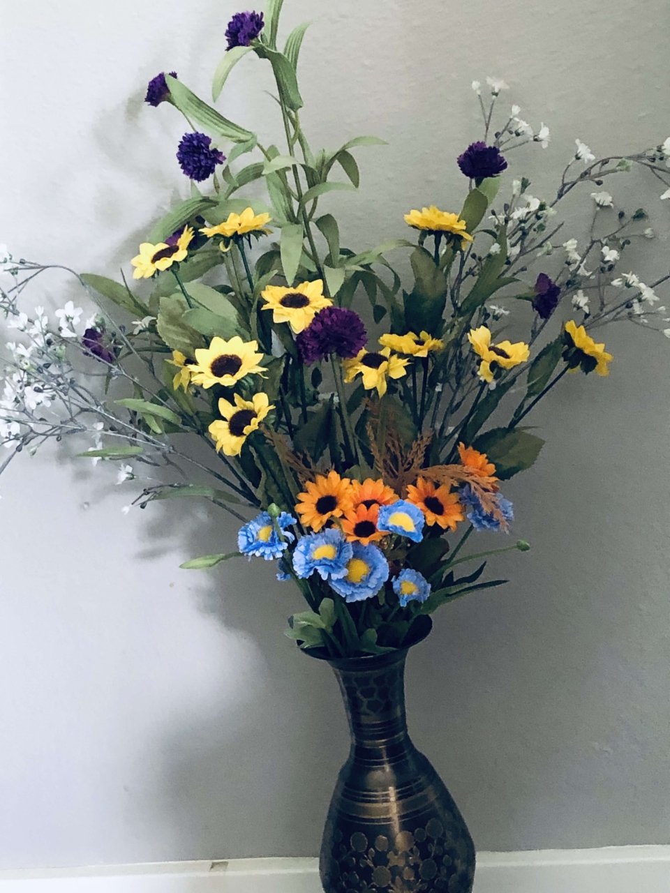 my late summer wield flower arrangement.