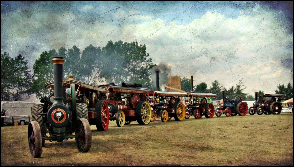 'Pickering Steam Traction Rally. North Yorkshire'.