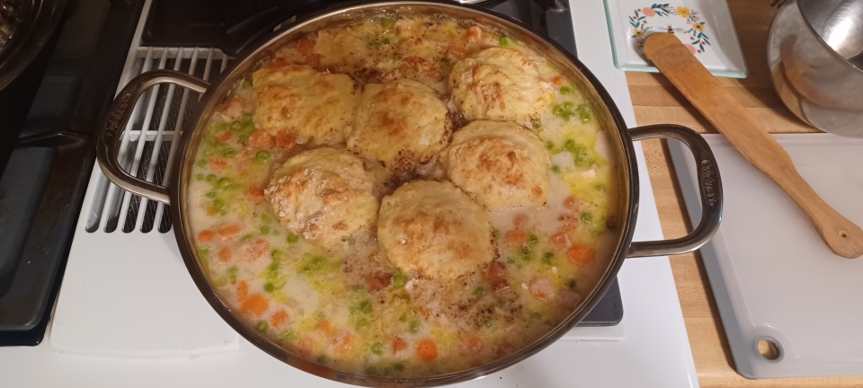 Chicken and Dumplings just like mother made  !